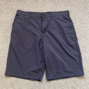 EUC Hurley Nike Drifit Solid Dark Blue Shorts Size 34
